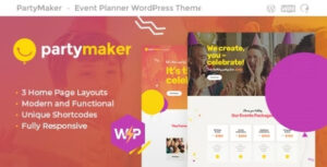 PartyMaker Theme | Event Planner & Wedding Agency WordPress Theme