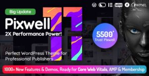 Pixwell Theme – Modern Magazine