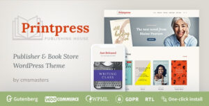 Printpress Theme – Book Publishing WordPress Theme