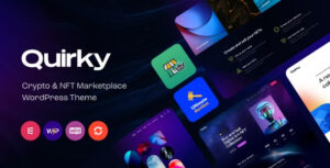 Quirky Theme – NFT, Token & Blockchain WCFM Marketplace WordPress Theme