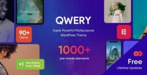 Qwery – Multi-Purpose Business WordPress Theme + RTL