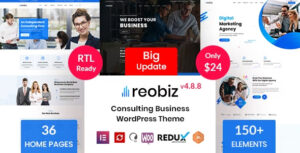 Reobiz Theme – Consulting Business WordPress Theme