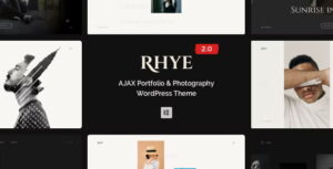 Rhye Theme – AJAX Portfolio WordPress Theme