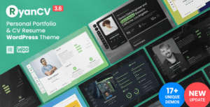 RyanCV Theme – Personal Portfolio Resume Theme