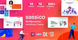 Sassico Theme – Saas Startup Multipurpose WordPress Theme
