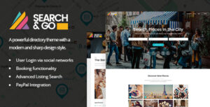 Search & Go Theme – Directory WordPress Theme