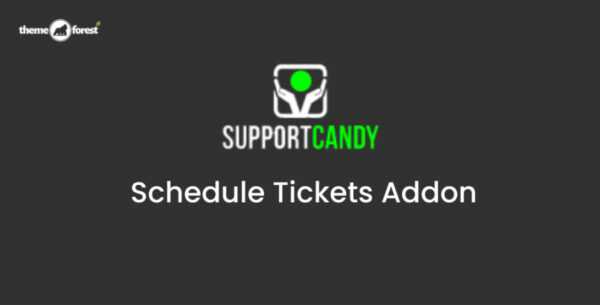 SupportCandy Schedule Tickets Addon