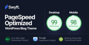 Swyft Theme – PageSpeed Optimized WordPress Blog Theme