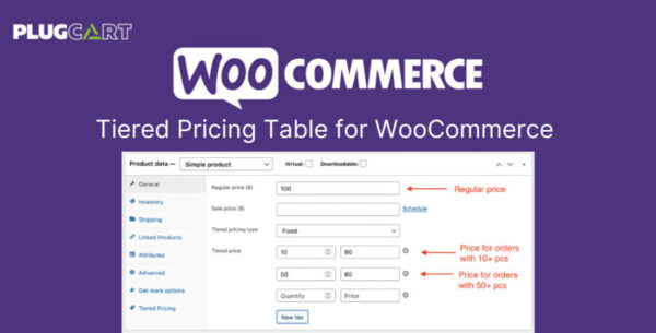 Tiered Pricing Table for WooCommerce