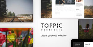 TopPic Theme – Portfolio Photography Theme
