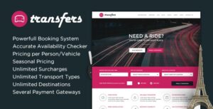 Transfers Theme – Transport and Car Hire WordPress Theme