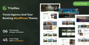 TripRex Theme – Travel Agency and Tour Booking WordPress Theme