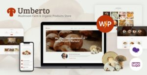 Umberto Theme – Mushroom Farm & Organic Products Store WordPress Theme