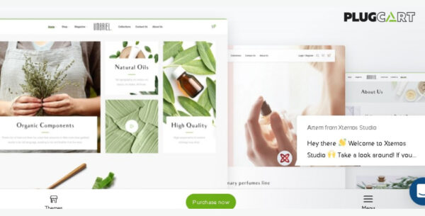 Umbriel Theme – eCommerce theme for organic cosmetics and perfumes