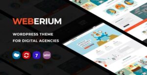 Weberium Theme | Responsive WordPress Theme Tailored for Digital Agencies