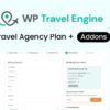 WP Travel Engine – Travel Agency Plan + Addons