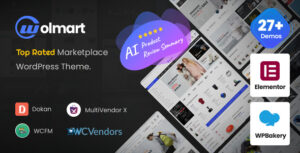 Wolmart Theme | Multi-Vendor Marketplace WooCommerce Theme