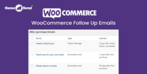 WooCommerce Follow Up Emails