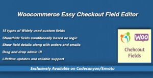 Woocommerce Easy Checkout Field Editor & Checkout Fees