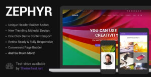 Zephyr Theme | Material Design Theme