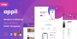 Appilo Theme – App Landing Page WordPress Theme