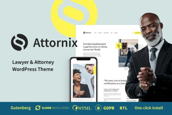 Attornix - Lawyer WordPress Theme