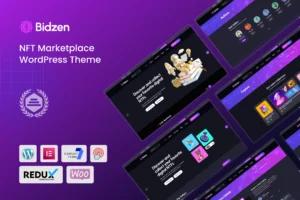 Bidzen - NFT Marketplace WordPress Theme