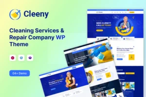 Cleaning Services & Repair Company WordPress Theme