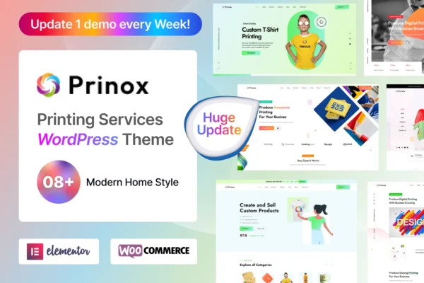 Prinox - Printing Services WordPress Theme
