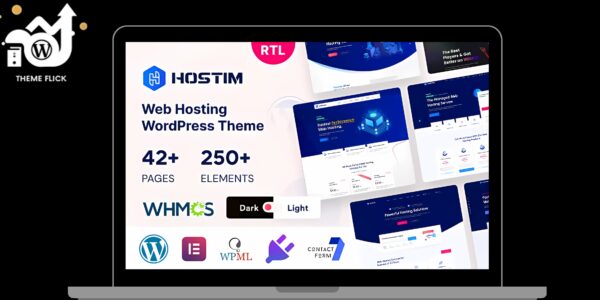 Hostim Theme – Web Hosting WordPress Theme with WHMCS