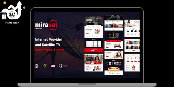 Mirasat Theme – Internet Provider and Satellite TV WordPress Theme