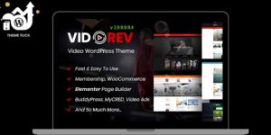 VidoRev Theme – Video WordPress Theme