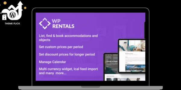 WP Rentals – Booking Accommodation WordPress Theme