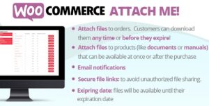 WooCommerce Attach Me