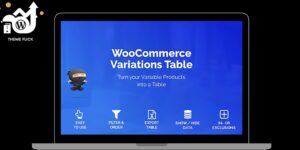 WooCommerce Variations Table